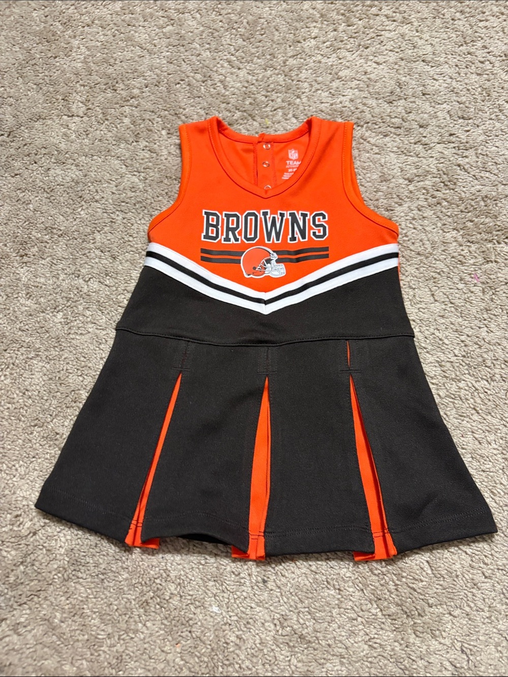 Cleveland Browns Cheerleading Dress Girls 3T Football NFL